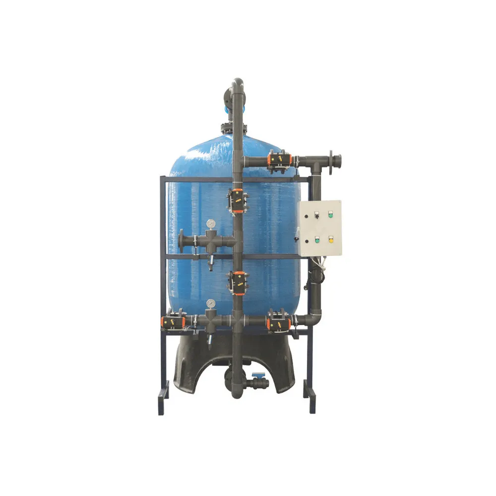 FRP Tank Surface Piping Activated Carbon Filter Systems